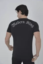 Unisex Göğüs File Aksesuarlı T-shirt - Görsel 2