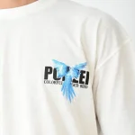 Unisex Bisiklet Yaka Baskılı Oversize T-Shirt - Görsel 2