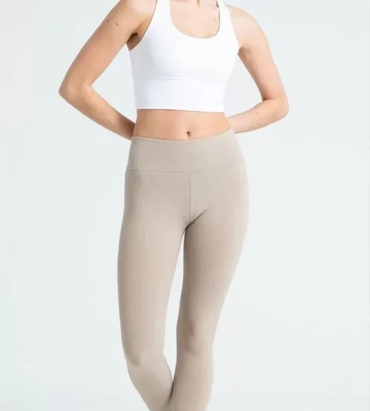 Yüksek Bel Fitilli Tayt