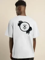 Unisex Bisiklet Yaka Baskılı Oversize T-Shirt - Görsel 2