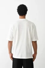 Unisex Baskılı Oversize T-Shirt - Görsel 4