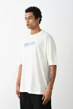 Unisex Baskılı Oversize T-Shirt - Görsel 2