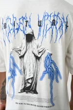 Unisex Baskılı Oversize T-Shirt - Görsel 4