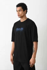 Unisex Baskılı Oversize T-Shirt - Görsel 2