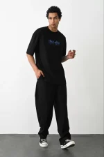 Unisex Baskılı Oversize T-Shirt - Görsel 3