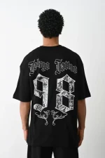 Unisex Baskılı Oversize T-Shirt