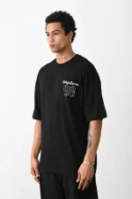 Unisex Baskılı Oversize T-Shirt - Görsel 2