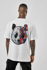 Unisex Baskılı Oversize T-Shirt - Görsel 2