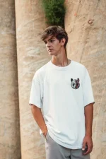Unisex Baskılı Oversize T-Shirt - Görsel 3