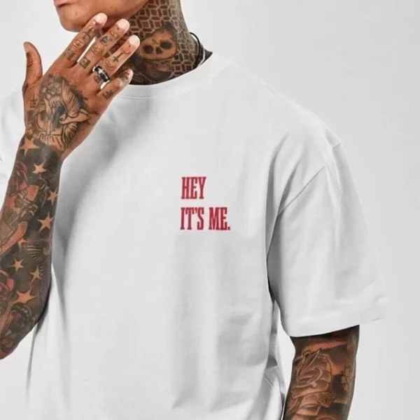Unisex Baskılı Oversize T-Shirt