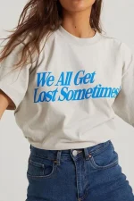 Unisex Baskılı Oversize T-Shirt
