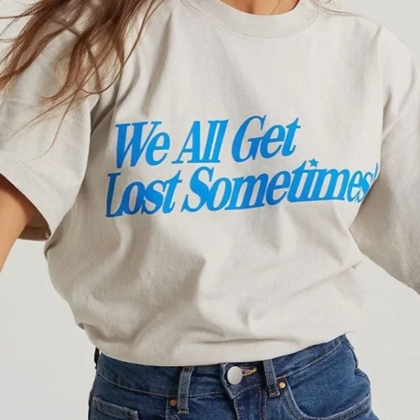 Unisex Baskılı Oversize T-Shirt