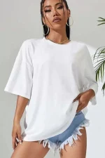 Unisex Baskılı Oversize T-Shirt - Görsel 2