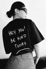 Unisex Baskılı Oversize T-Shirt