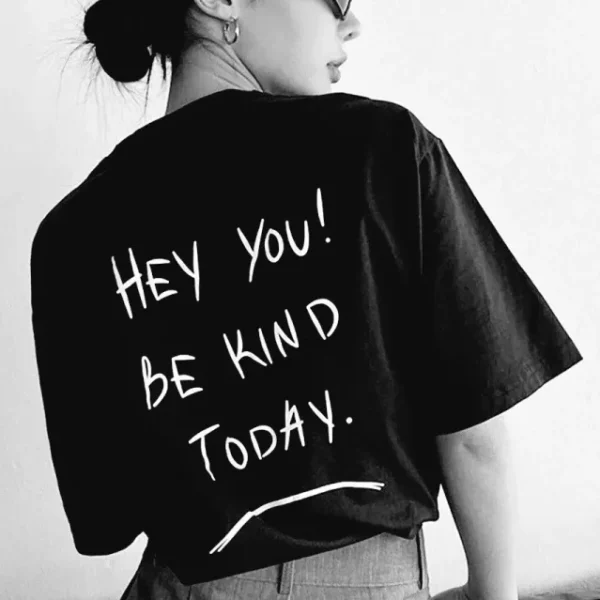Unisex Baskılı Oversize T-Shirt