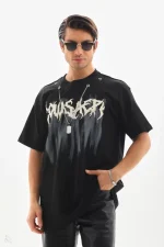 Unisex Oversize Kolye Dahil T-Shirt