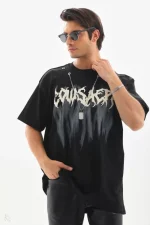 Unisex Oversize Kolye Dahil T-Shirt - Görsel 4