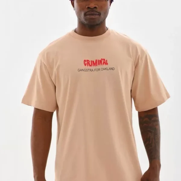 Unisex Baskılı Oversize T-Shirt