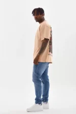 Unisex Baskılı Oversize T-Shirt - Görsel 4