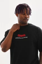 Unisex Baskılı Oversize T-Shirt