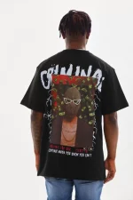 Unisex Baskılı Oversize T-Shirt - Görsel 2