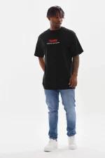 Unisex Baskılı Oversize T-Shirt - Görsel 4