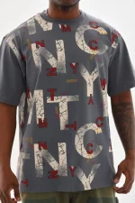 Unisex Baskılı Oversize T-Shirt