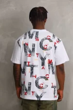 Unisex Baskılı Oversize T-Shirt - Görsel 2