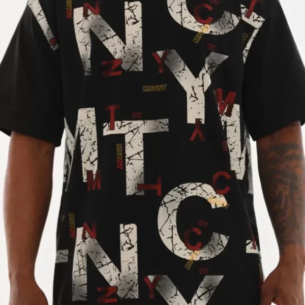 Unisex Baskılı Oversize T-Shirt