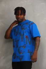Unisex Baskılı Oversize T-Shirt