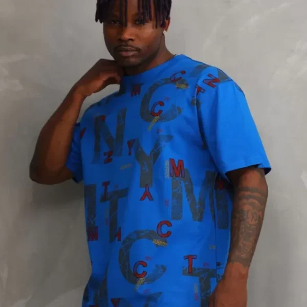 Unisex Baskılı Oversize T-Shirt