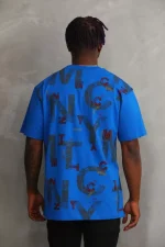 Unisex Baskılı Oversize T-Shirt - Görsel 2
