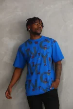 Unisex Baskılı Oversize T-Shirt - Görsel 3