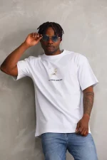 Unisex Baskılı Oversize T-Shirt - Görsel 4