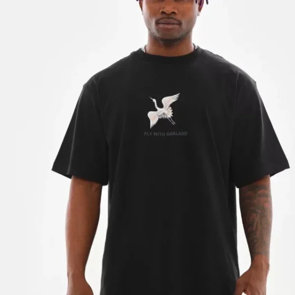 Unisex Baskılı Oversize T-Shirt