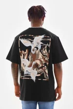Unisex Baskılı Oversize T-Shirt - Görsel 2