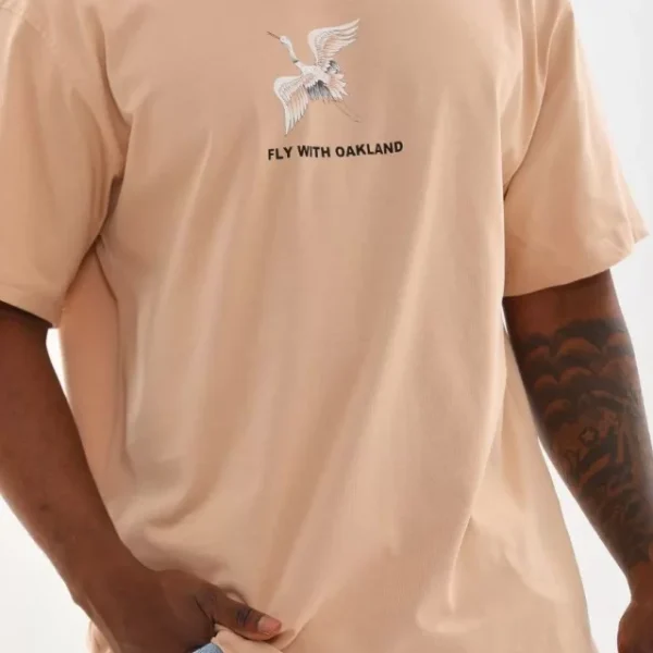 Unisex Baskılı Oversize T-Shirt