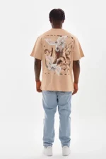 Unisex Baskılı Oversize T-Shirt - Görsel 2