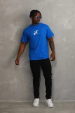 Unisex Baskılı Oversize T-Shirt - Görsel 4