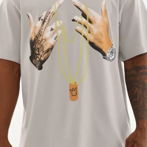 Unisex Baskılı Oversize T-Shirt