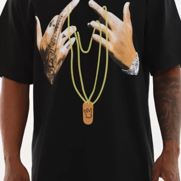 Unisex Baskılı Oversize T-Shirt