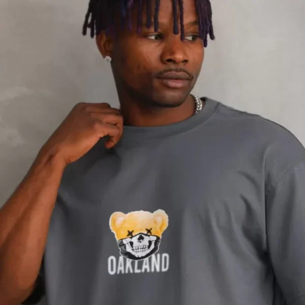 Unisex Baskılı Oversize T-Shirt