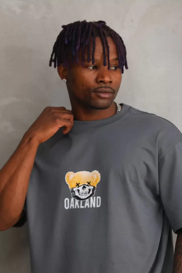 33ece192e9ee26d1d12d5cdb6bda57a8_86440-0.jpg Unisex Baskılı Oversize T-Shirt - Görsel 1