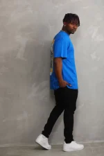 Unisex Baskılı Oversize T-Shirt - Görsel 3