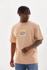 Unisex Baskılı Oversize T-Shirt - Görsel 3