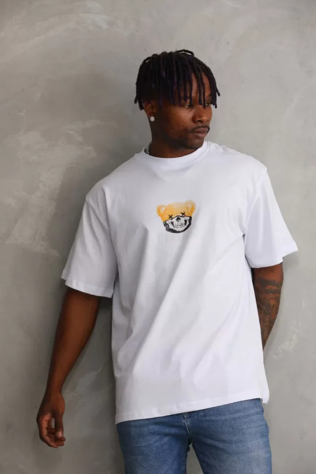 33ece192e9ee26d1d12d5cdb6bda57a8_86476-0.jpg Unisex Baskılı Oversize T-Shirt - Görsel 1