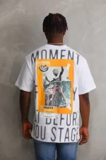 Unisex Baskılı Oversize T-Shirt - Görsel 2