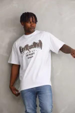 Unisex Baskılı Oversize T-Shirt