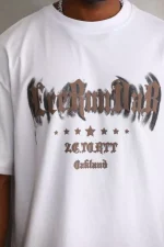 Unisex Baskılı Oversize T-Shirt - Görsel 3