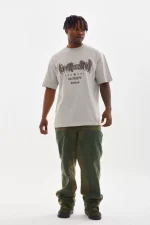 Unisex Baskılı Oversize T-Shirt - Görsel 4